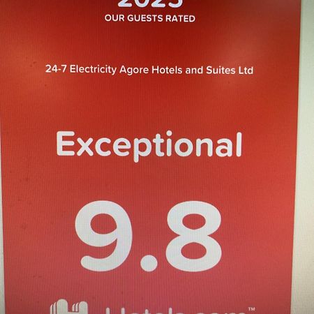 24-7 Electricity Agore Hotels And Suites Ltd Awoyaya ภายนอก รูปภาพ